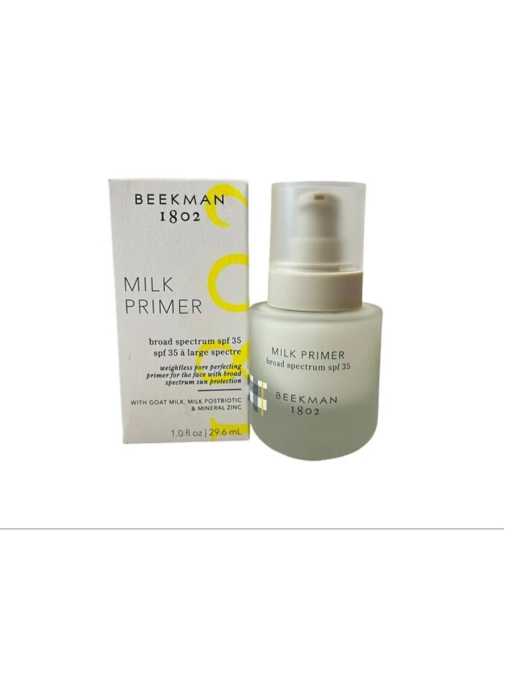 Beekman 1802 NWT milk primer spf 35